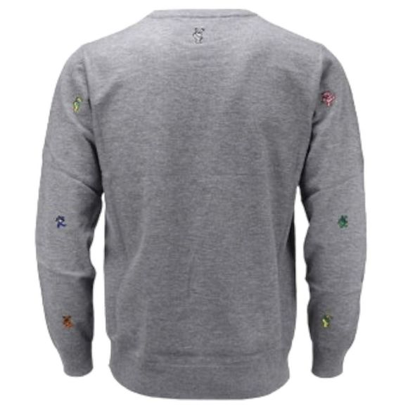 Sec 119 Grateful Dead Grey Dancing Bear Sweater size medium - Picture 2 of 8